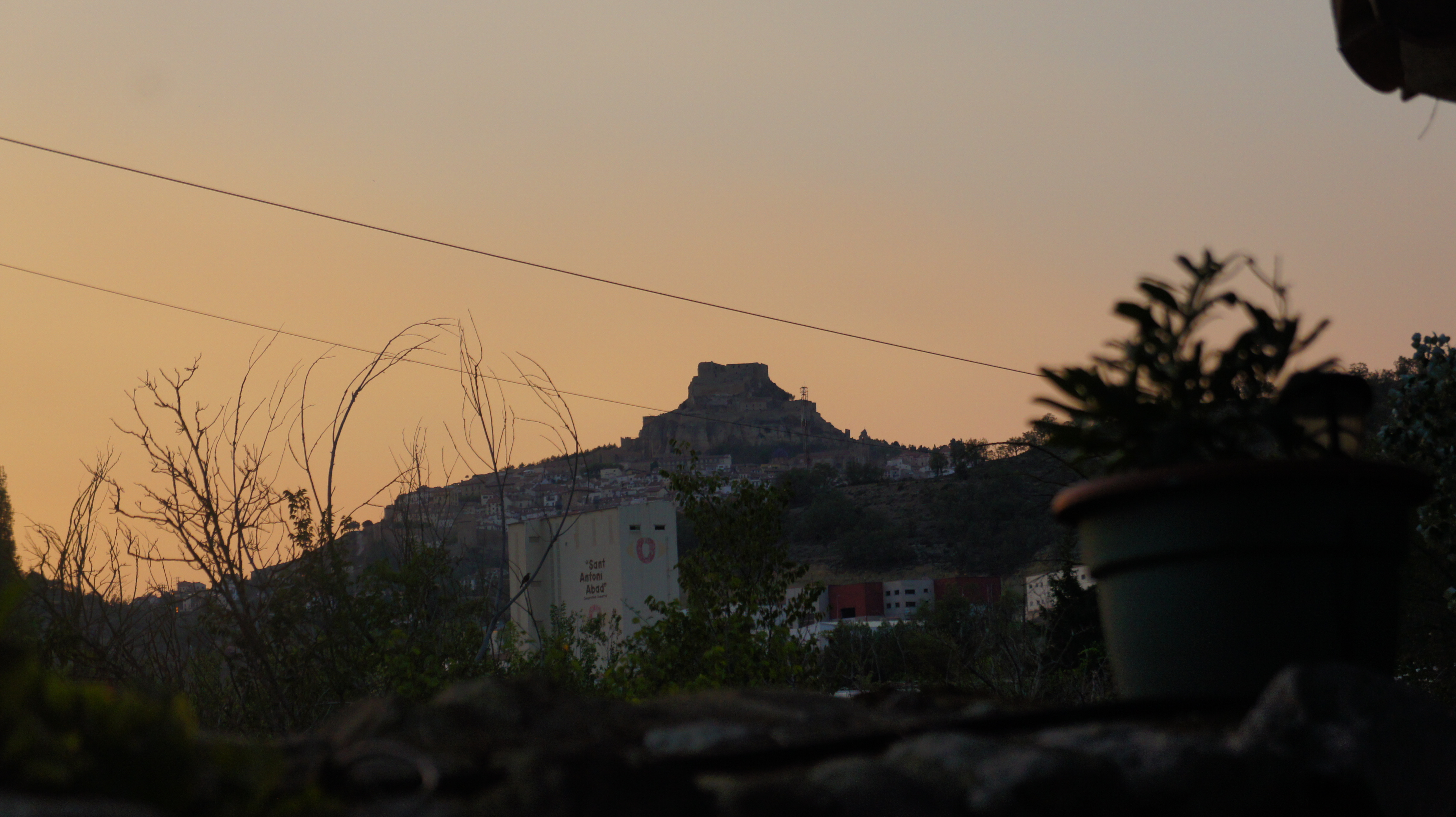 Morella atardecer